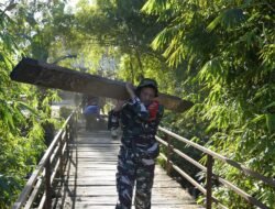 Gelora TMMD 129 Bojonegoro: Aksi Babinsa Kedungadem Bakar Semangat Gotong Royong Warga Kesongo