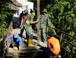 Wujudkan Jembatan Impian: Satgas TMMD 129 Bojonegoro dan Warga Bongkar Akses Lama Dusun Mundu
