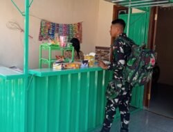 Seteguk Kesegaran di Kios Mbak Ika: Cara Satgas TMMD 129 Bojonegoro Hidupkan Ekonomi Warga