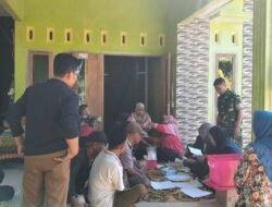 Wujud Kepedulian Pada Warga, Koramil Kuripan Lakukan Pendampingan Pemeriksaan Kesehatan
