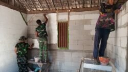 Hadirkan Asa Baru: Satgas TMMD 129 Bojonegoro “Ngebut” Bangun Rumah Bu Tini