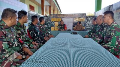Dansatgas TMMD 129 Tinjau Posko Kesongo
