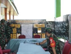 Dansatgas TMMD 129 Cek Posko Kendali Progres