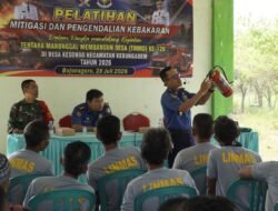 TMMD 129 Bojonegoro Perkuat Kesiapsiagaan Warga Hadapi Kebakaran