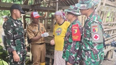 Satgas TMMD Hadirkan Layanan Kesehatan Hewan untuk Peternak Desa