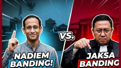 Kejagung dan Nadiem Makarim Sama-sama Ajukan Banding atas Vonis Hakim