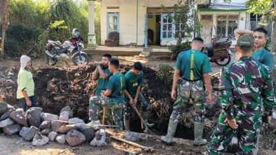 Normalisasi Saluran Irigasi TMMD ke-129 Dipercepat, Dukung Kelancaran Aliran Air