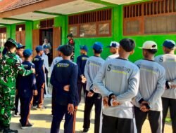Satgas TMMD 129 Bojonegoro Tanamkan Disiplin dan Cinta Tanah Air lewat Pelatihan PBB bagi Siswa