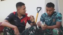 Di Balik Pembangunan Rumah Warga, Momen Sederhana Satgas TMMD Cerminkan Semangat Pengabdian Tanpa Lelah