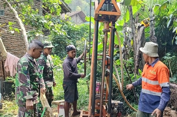 Pengeboran Sumur Bor TMMD ke-129 Dimulai, Bantu Atasi Krisis Air di Desa Watuduwur