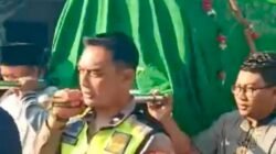 Bhabinkamtibmas Polsek Krian Takziah dan Antar Jenazah Warga