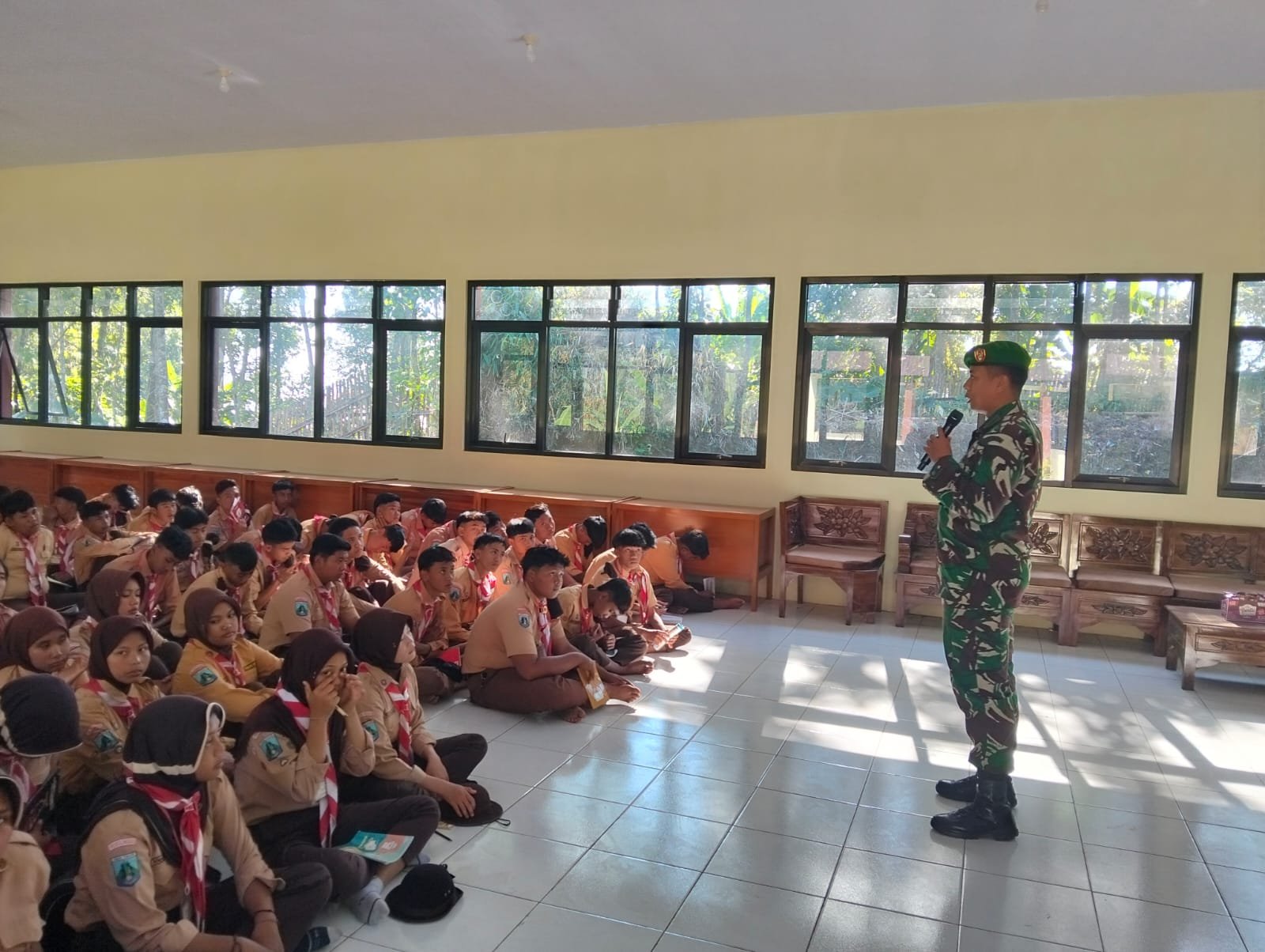 Koramil Sukapura-Probolinggo Ambil Bagian Dalam PTA Pramuka Saka Wira Kartika