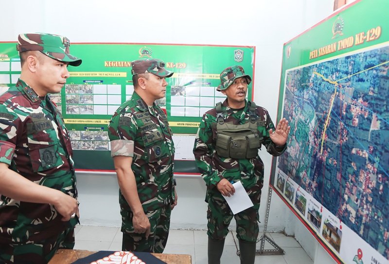Danrem 083/Baladhika Jaya Tinjau Progres TMMD Ke-129, Pastikan Program Berjalan Sesuai Target