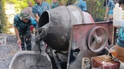 Pembangunan Rabat Beton TMMD Ke-129 Capai 54,9 Persen