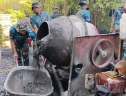 Pembangunan Rabat Beton TMMD Ke-129 Capai 54,9 Persen, Mobilitas dan Ekonomi Warga Makin Lancar
