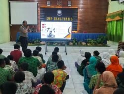 Polsek Candi Edukasi Siswa SMP Hang Tuah 5 tentang Bahaya Bullying dan Narkoba