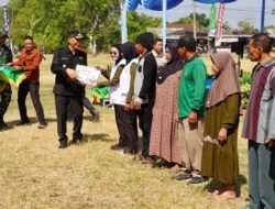 BPR Bank Daerah Bojonegoro Dukung TMMD Ke-129 melalui Penyaluran 200 Paket Sembako