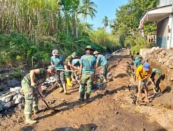 TMMD Ke-129 Percepat Pembangunan Drainase, Wujud Nyata TNI Tingkatkan Kualitas Lingkungan Desa