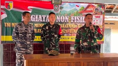 TMMD ke-129 Bekali Linmas dengan Pelatihan PBB, Perkuat Kesiapsiagaan dan Keamanan Masyarakat Desa