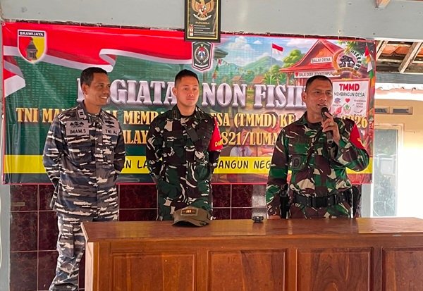 TMMD ke-129 Bekali Linmas dengan Pelatihan PBB, Perkuat Kesiapsiagaan dan Keamanan Masyarakat Desa