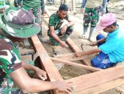 Pembangunan RTLH Ibu Ety Program TMMD Ke-129 Lumajang Capai Tahap Pondasi