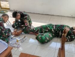 Tonkes Jaga Kebugaran Satgas TMMD, Pemeriksaan Kesehatan Rutin Dukung Kelancaran Pembangunan