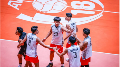 Timnas Voli U-18 Indonesia Libas Kirgizstan