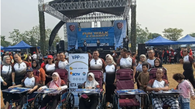 Kodau I Gelar Jalan Sehat Hari Bakti TNI AU ke-79