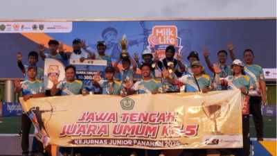 Jawa Tengah Juara Umum Kejurnas Panahan Junior MLAC 2026