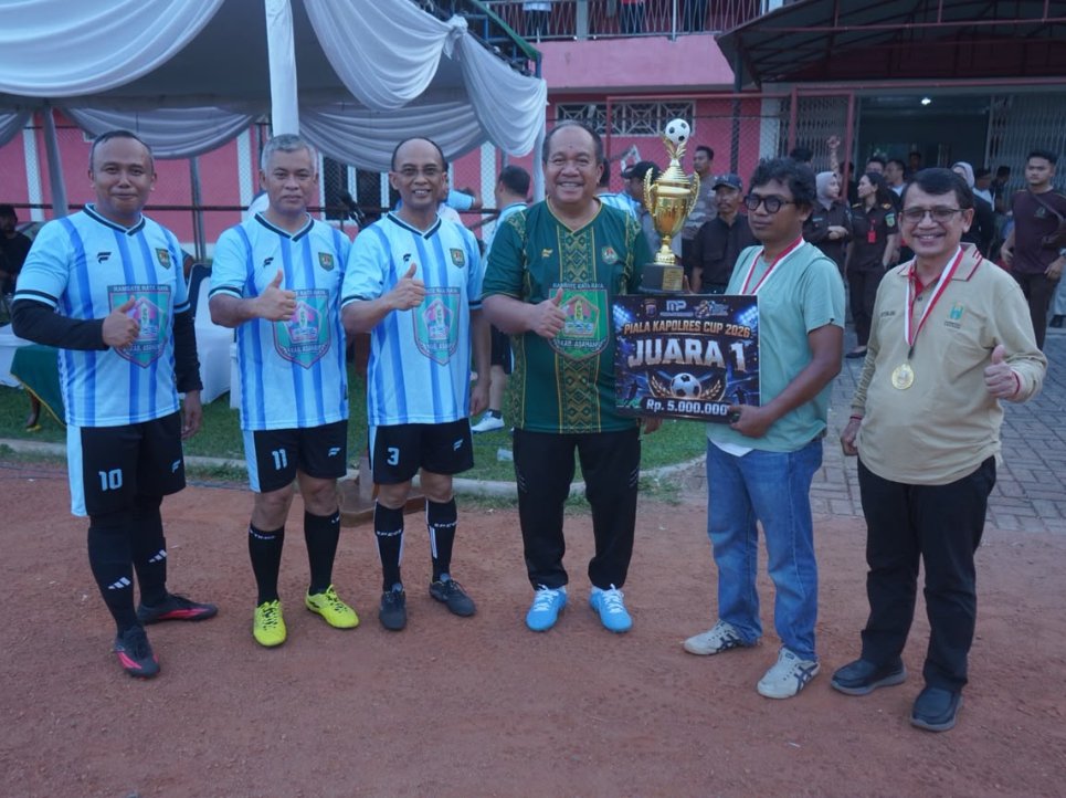 Forkopimda FC Taklukkan Anak Harimau FC 3-0 di HUT Bhayangkara ke-80