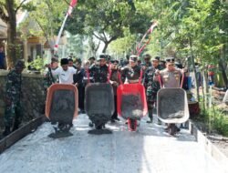 Bupati Lumajang Tinjau Sasaran TMMD ke-129, Pengecoran Jalan Secara Simbolis