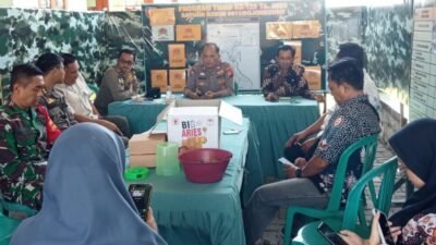 TMMD 129 Bojonegoro Perkuat Lintas Sektor, Pemdes Kesongo dan TNI Matangkan Program Pembangunan Desa