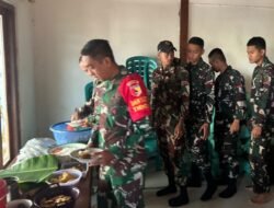 Satgas TMMD ke-129 Bojonegoro Sarapan Bersama Warga Jadi Kekuatan Bangun Desa