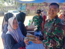 Bazar TMMD 129 Bojonegoro Ringankan Belanja Warga