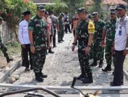 Tim Wasev Apresiasi TMMD 129 Bojonegoro