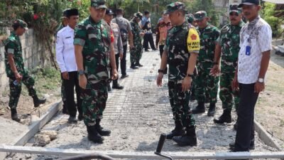 Tim Wasev Apresiasi TMMD 129 Bojonegoro
