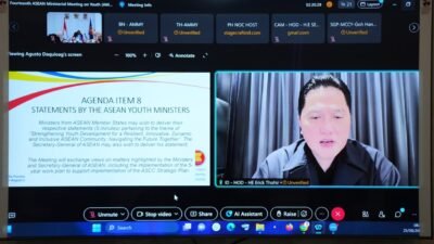 Erick Thohir Bawa Agenda Pemuda Indonesia di AMMY XIV