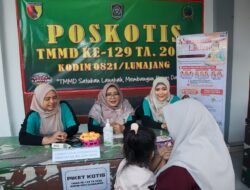 TMMD Lumajang Tingkatkan SDM Lewat Edukasi Kesehatan