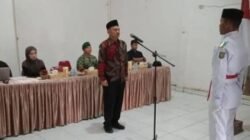 Camat Rahmad Hidayat Dalimunthe Resmi Kukuhkan Paskibra Sei Kepayang Barat Tahun 2026