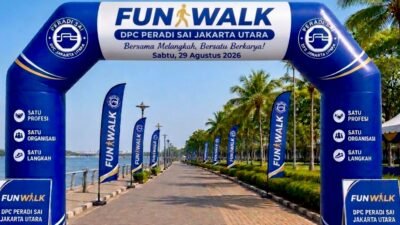 Catat Tanggalnya! PERADI SAI Jakarta Utara Akan Gelar ‘Fun Walk’ di Ancol