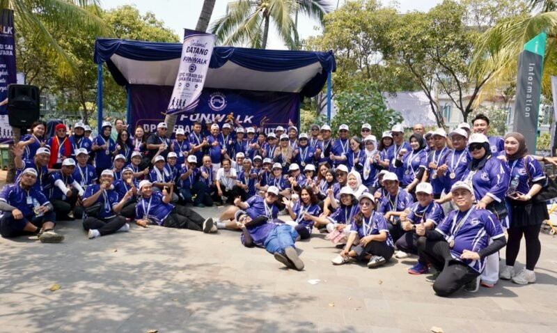 Silaturahmi Sehat, PERADI SAI Jakarta Utara Sukses Gelar Fun Walk 2026 di Ancol