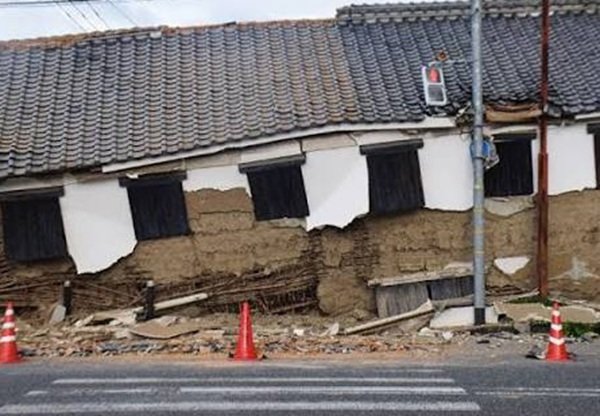 Korban Gempa Kumamoto, Jepang