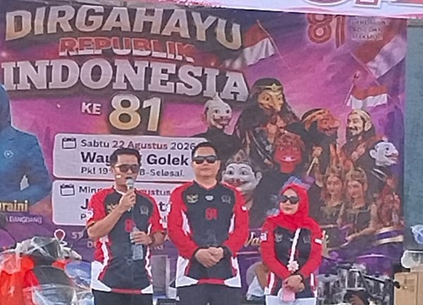 Warga Desa Dangdang Cisauk Antusias Ikuti Jalan Sehat HUT ke-81 RI
