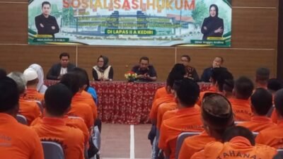 Lapas Kediri Gandeng LBH Progresif Indonesia Berikan Edukasi dan Pendampingan Hukum bagi Warga Binaan