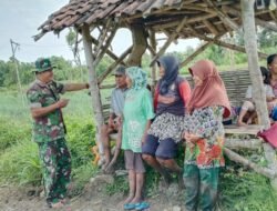 Koramil Leces Aktif Komsos dan Dampingi Petani Binaan