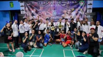 Gladiator Bogor Arena Vol. 2 Gaungkan Stop Tawuran Lewat Tinju