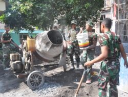 Rabat Beton Capai 72,7 Persen, Prada Yana Hana Sasana Darma Terus Pacu Pengecoran
