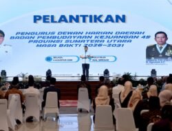 Bupati Asahan Hadiri Pelantikan DHD BPK 45 Sumut: Siap Bangun Karakter Generasi Muda Berjiwa Kejuangan