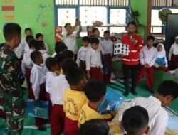 TMMD 129 Bojonegoro Edukasi Siaga Bencana Anak Kesongo