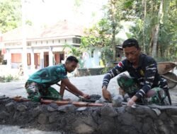 Pembangunan Tugu Prasasti TMMD ke-129 Dimulai, Pondasi Dikerjakan Secara Bertahap